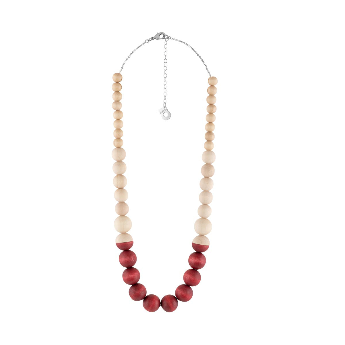 Wine deals red necklace