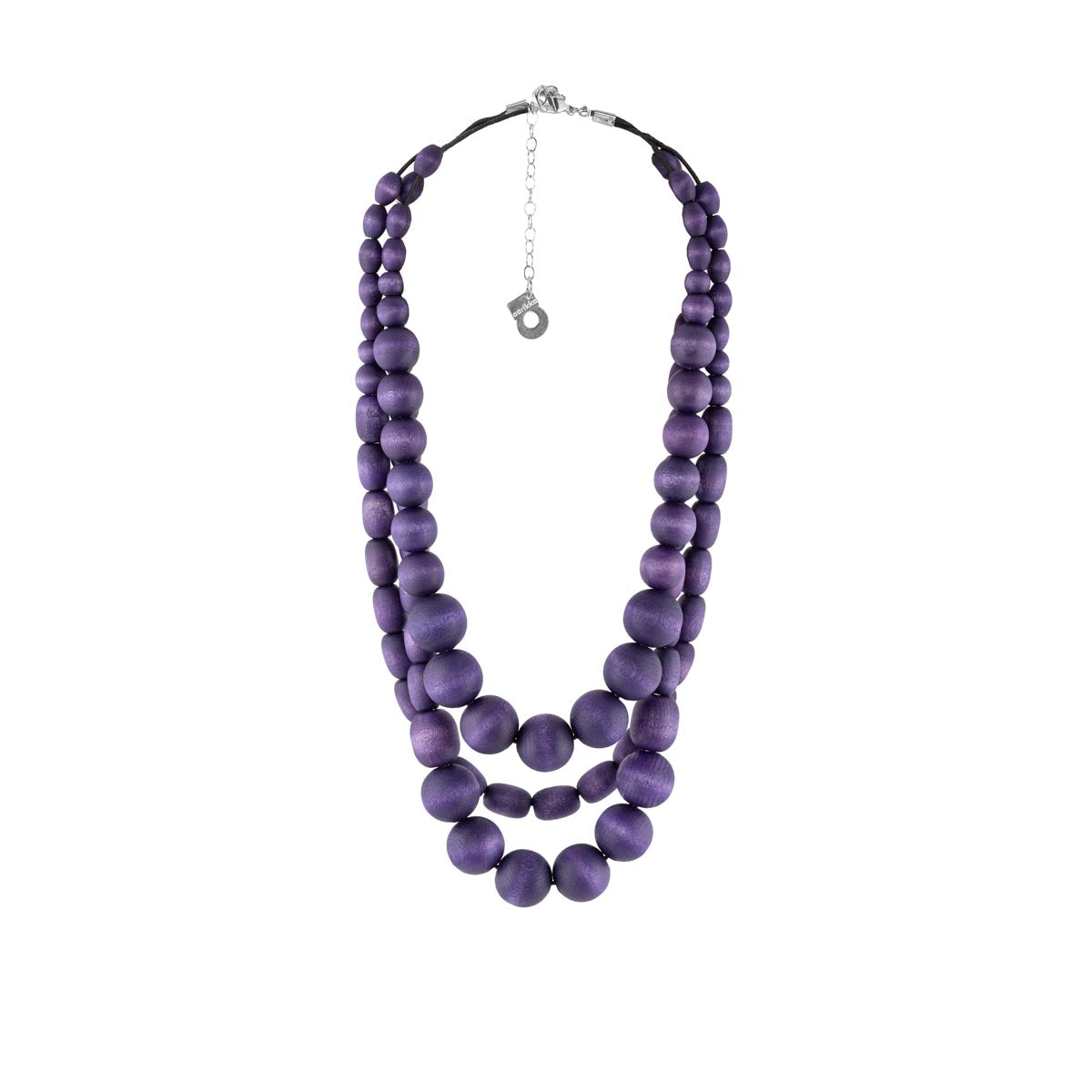 Paparazzi purple online wooden necklace