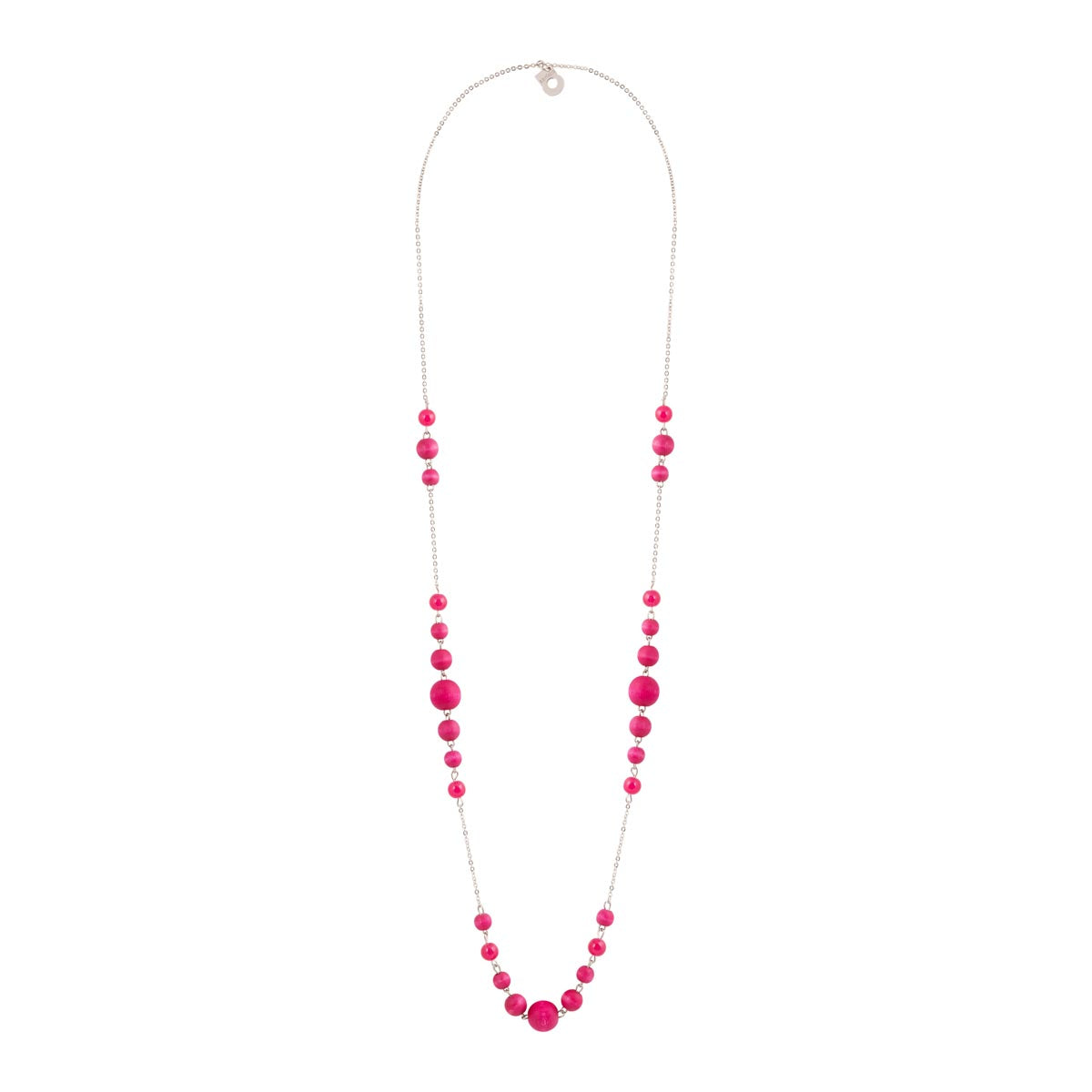 Irene necklace, fuchsia