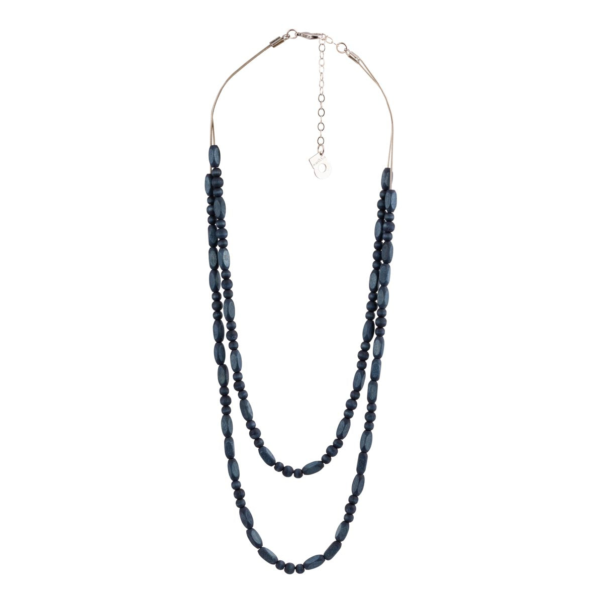 Vilma necklace, dark blue