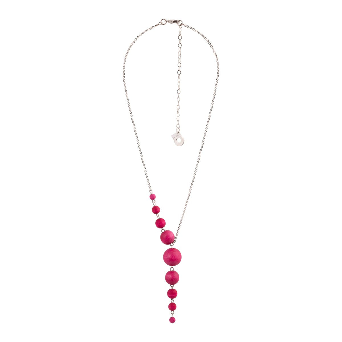 Sandra necklace, fuchsia