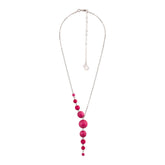 Sandra necklace, fuchsia