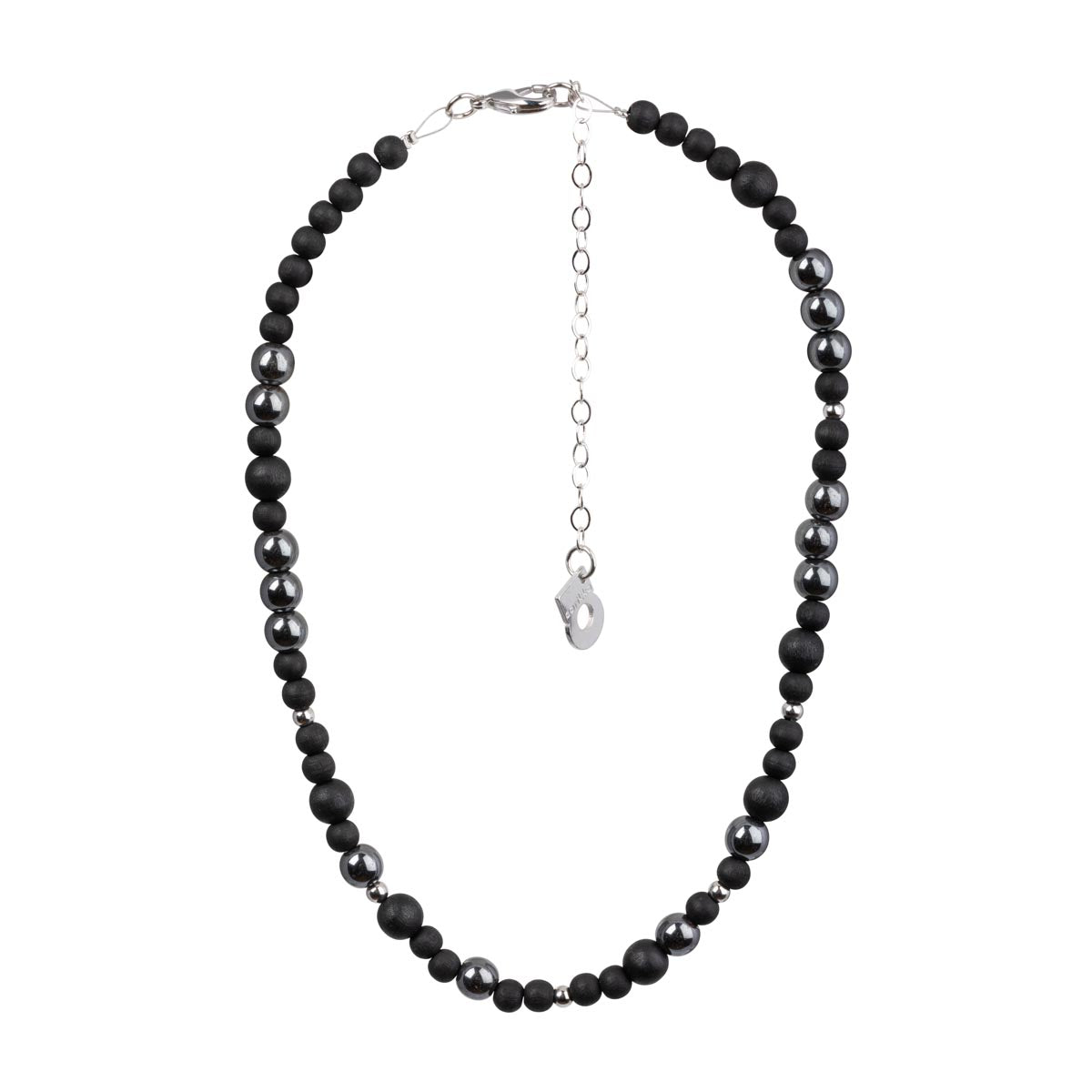 Iiris necklace, black