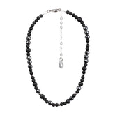 Iiris necklace, black