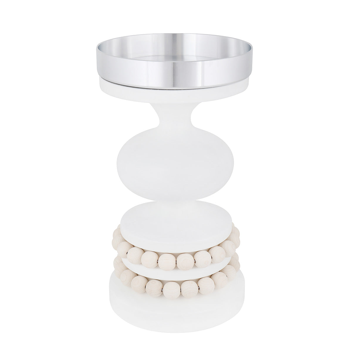 Keisarinna candleholder, white