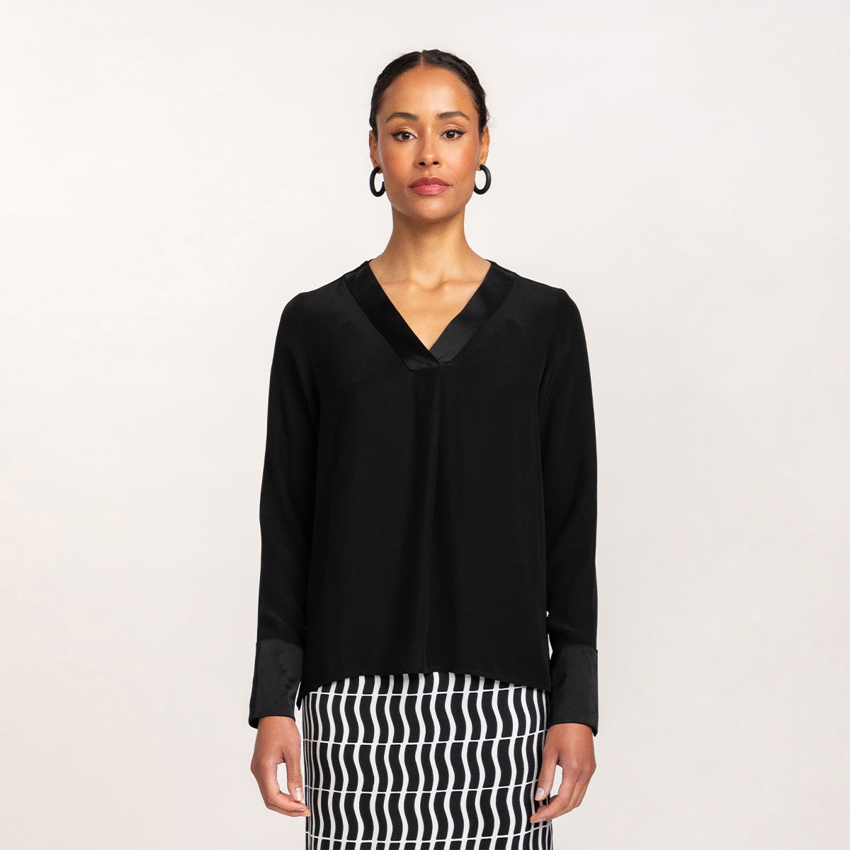 Sointu blouse, black