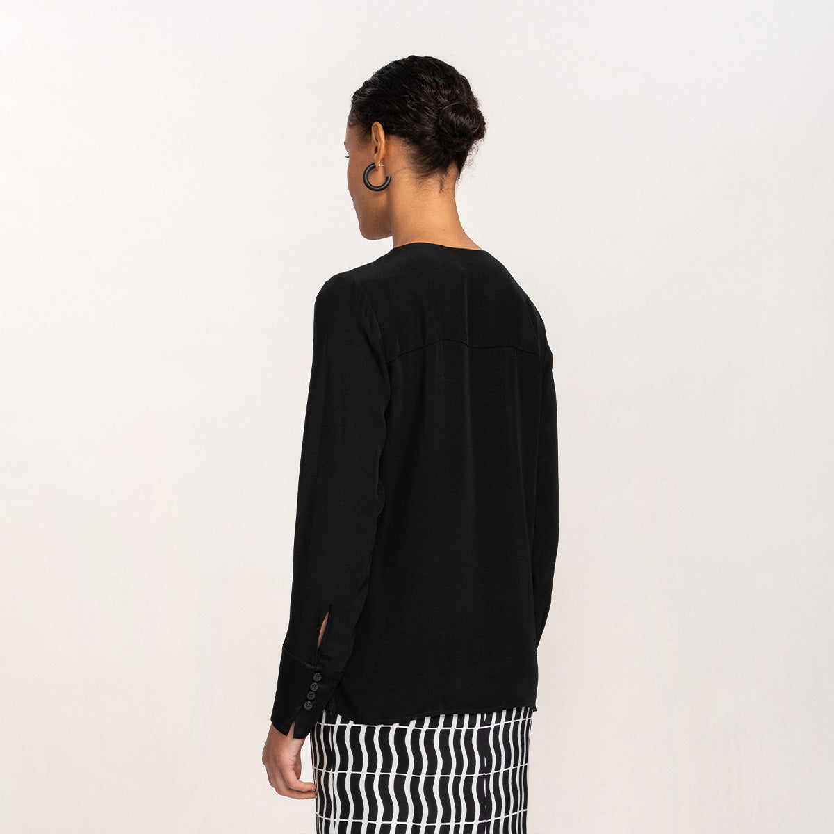 Sointu blouse, black