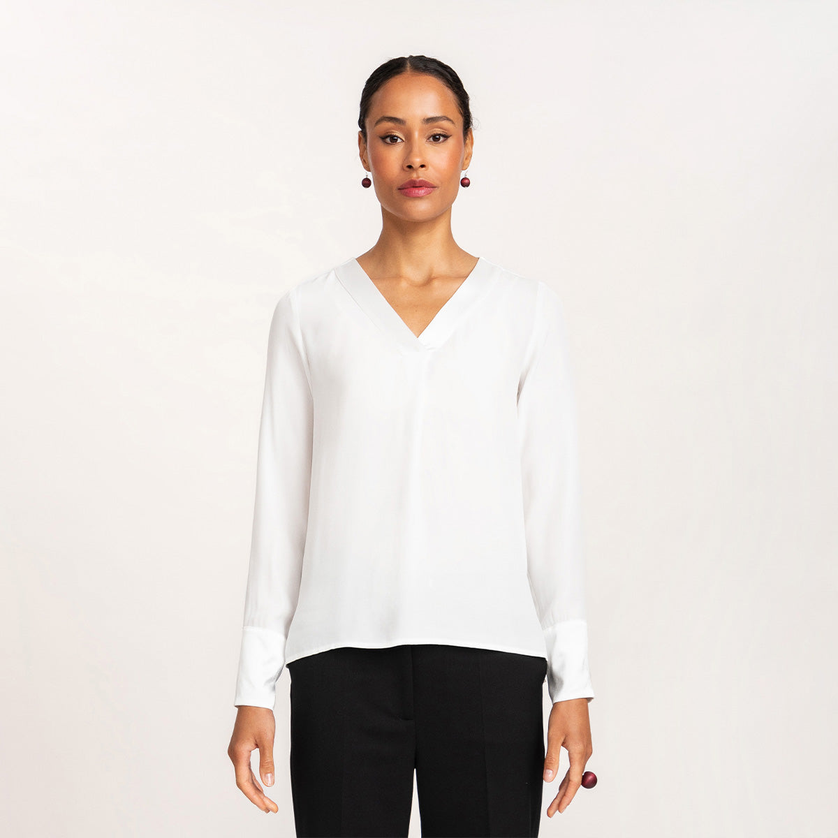 Sointu blouse, ecru