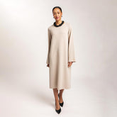 Nata knit dress, beige