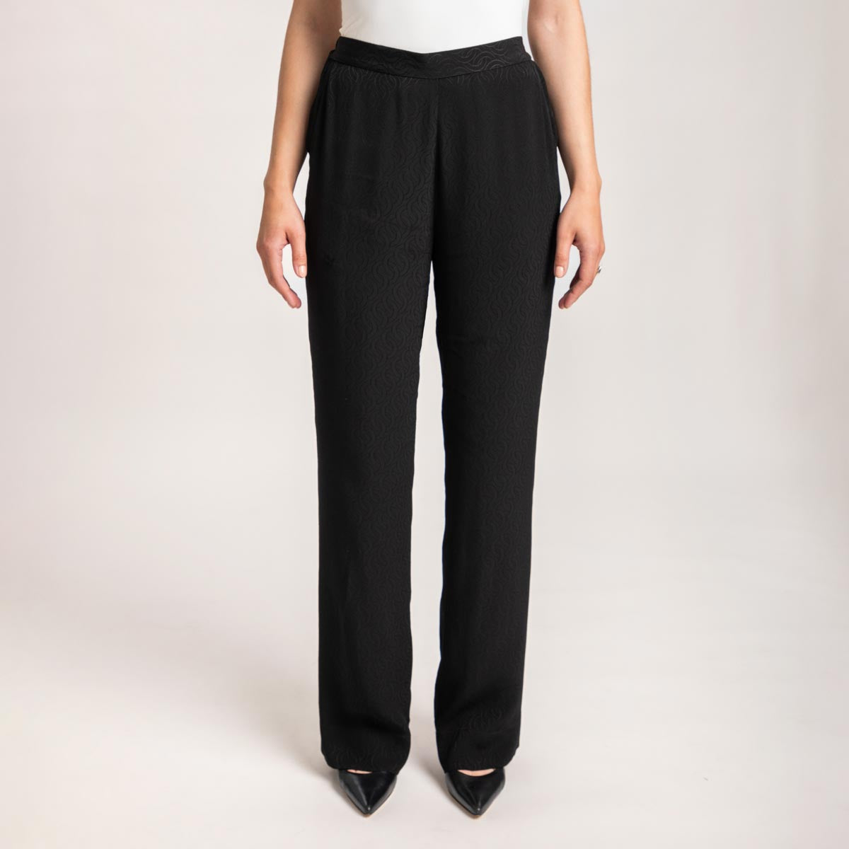 Saria trousers, Kehrä, black