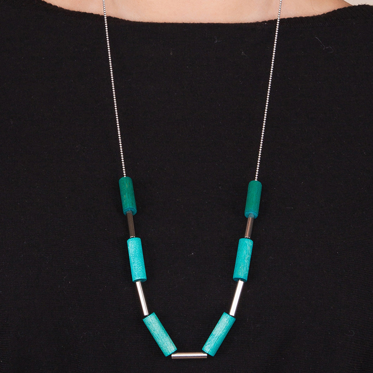 Milano necklace, turquoise