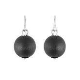 Karpalo earrings, black