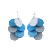 Juolukka earrings, blue