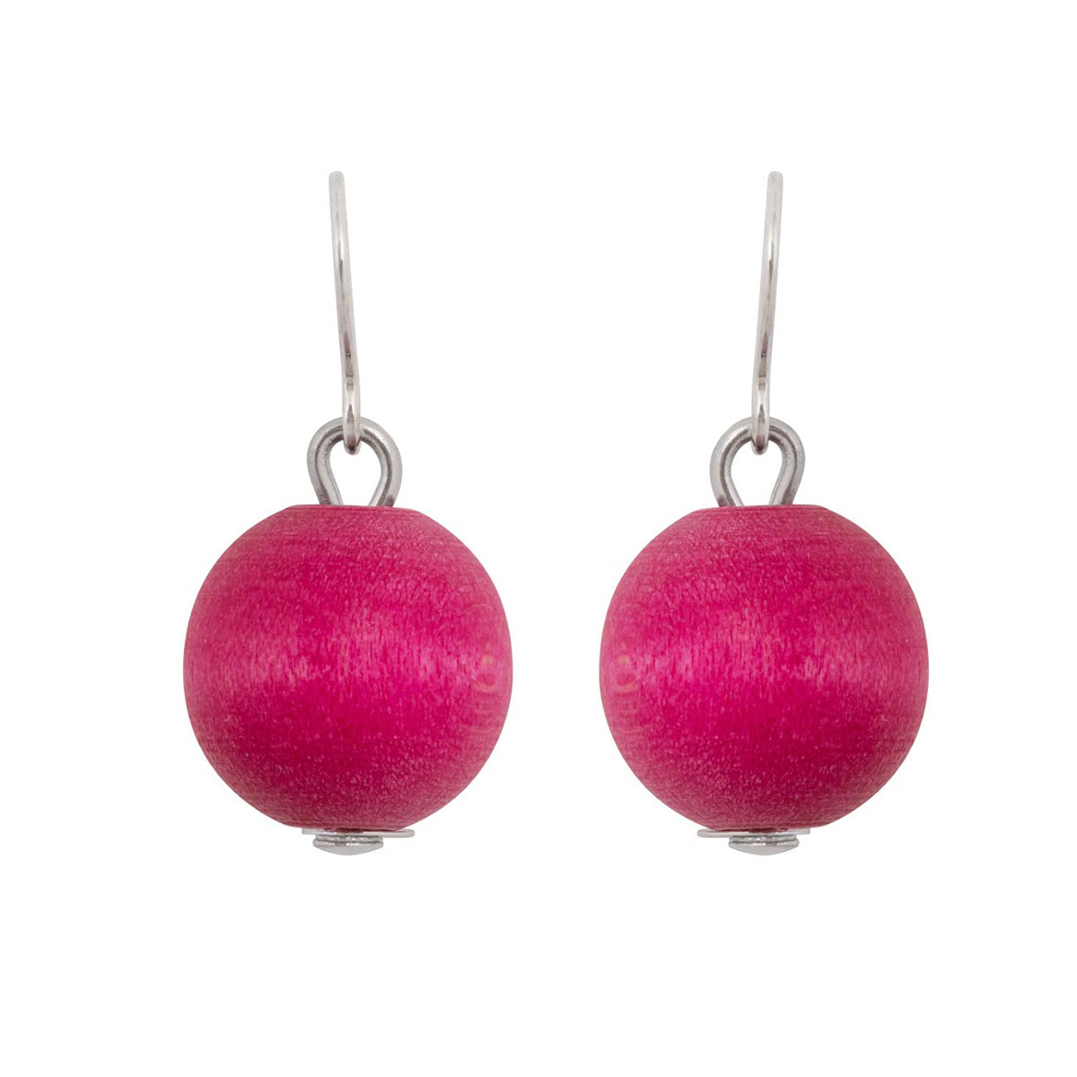 Karpalo earrings, fuchsia