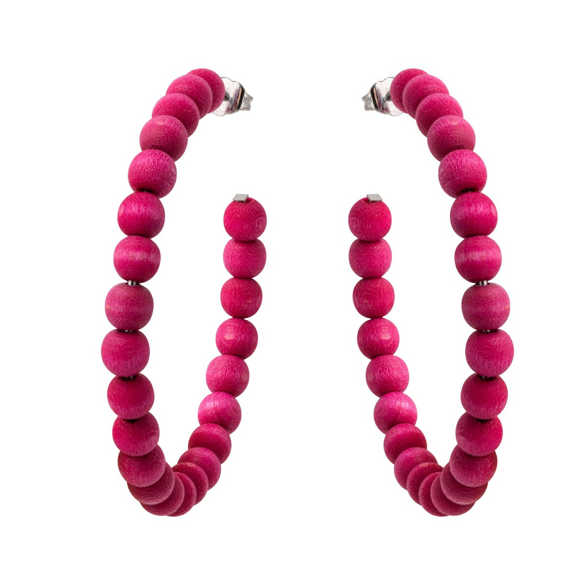 Sofia earrings, fuchsia