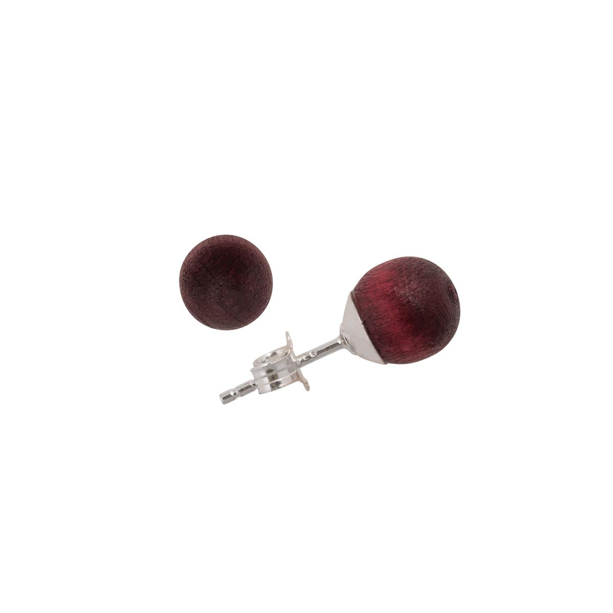 Marja earrings, plum red