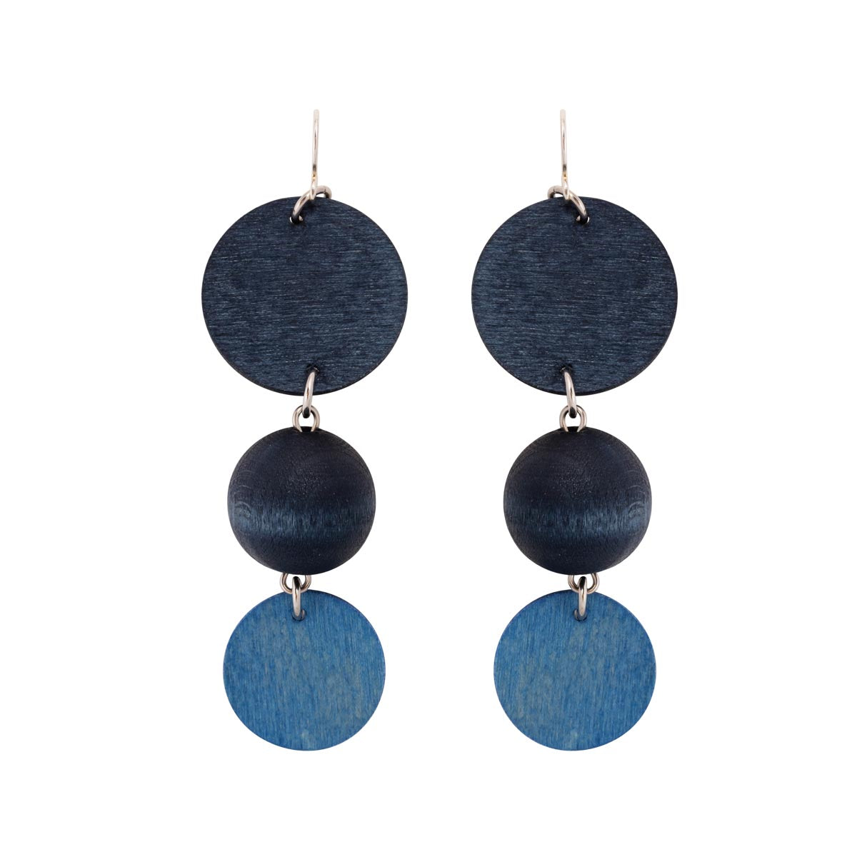 Apollo earrings, dark blue