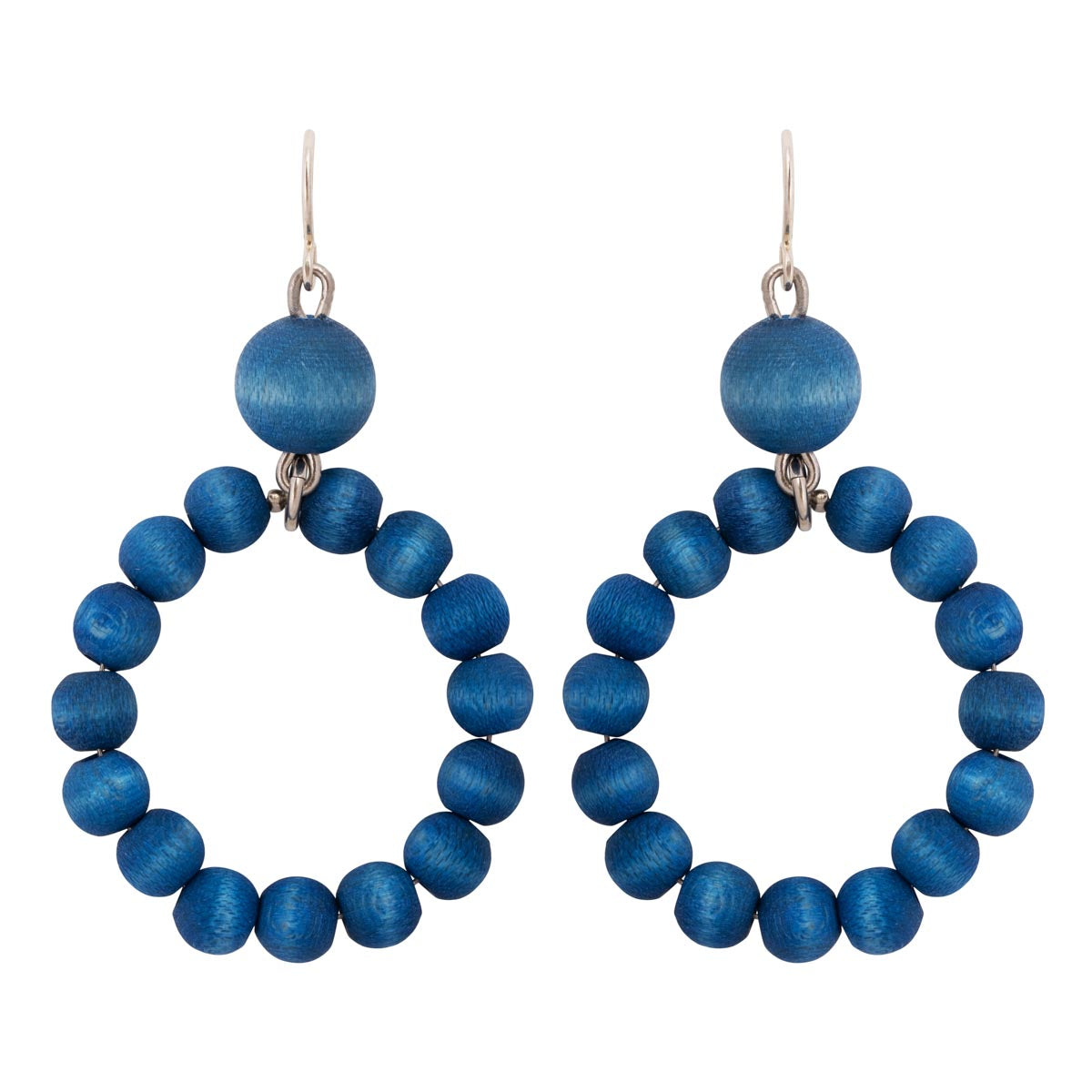 Orvokki earrings, blue