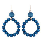 Orvokki earrings, blue