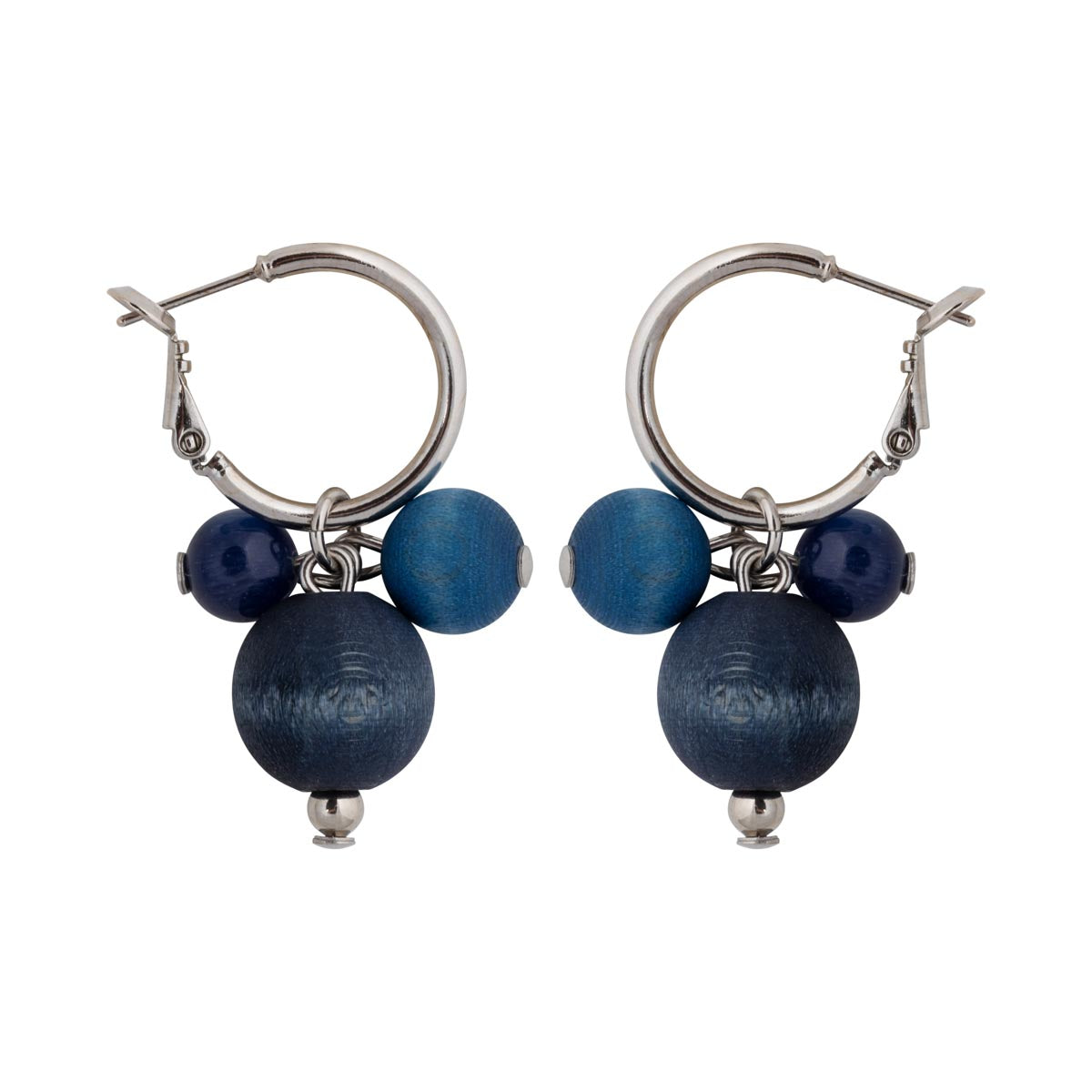 Lydia earrings, dark blue