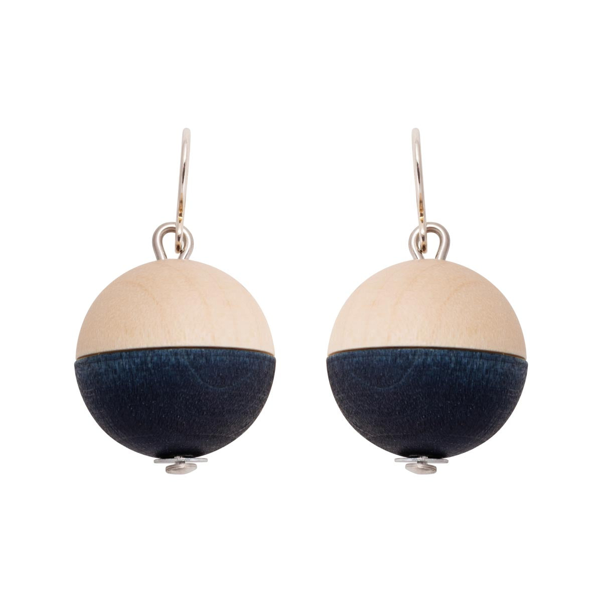 Leila earrings, dark blue