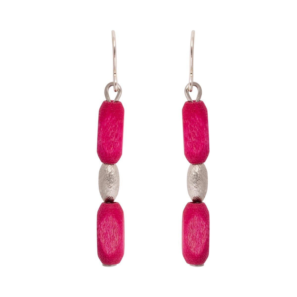 Elvira earrings, fuchsia