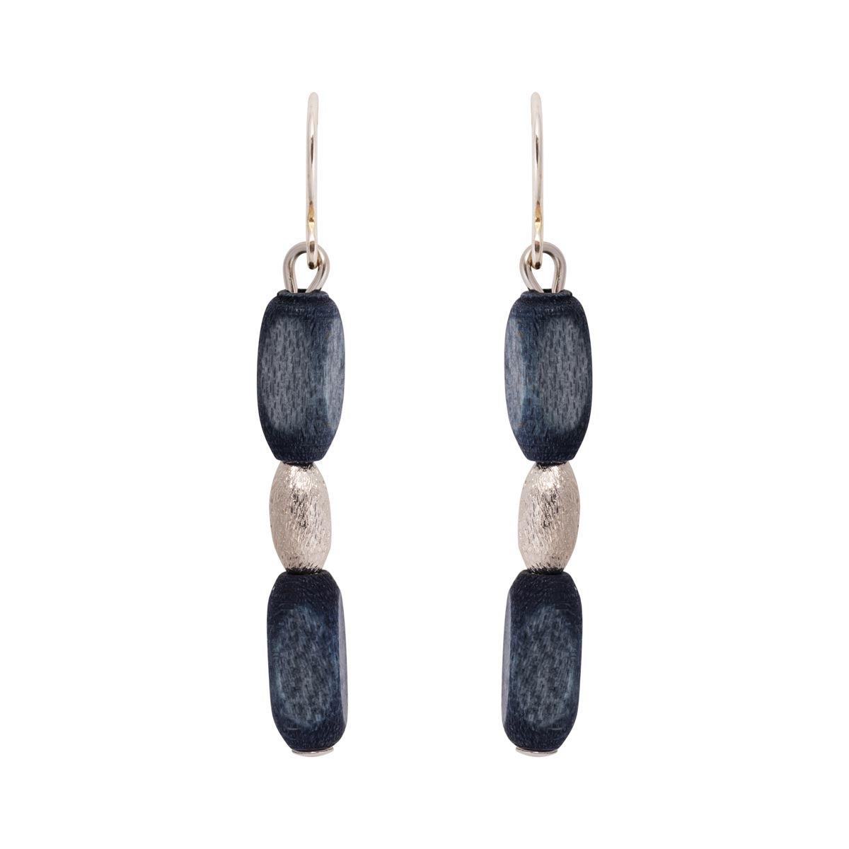 Elvira earrings, dark blue