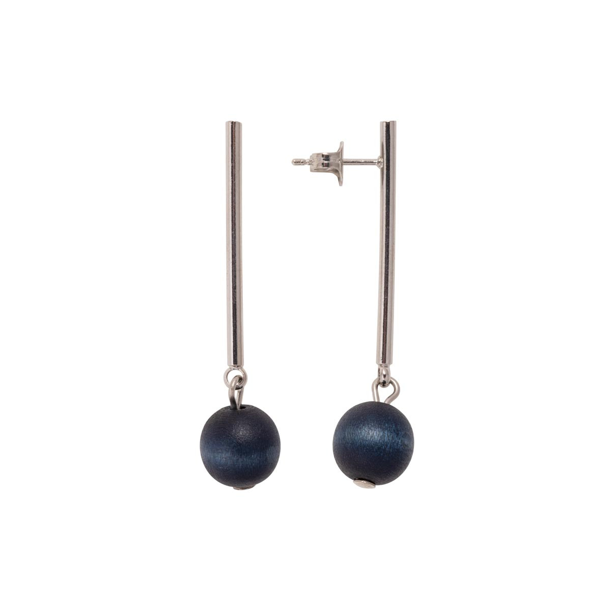 Lilli earrings, dark blue