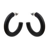 Kaarina earrings, black