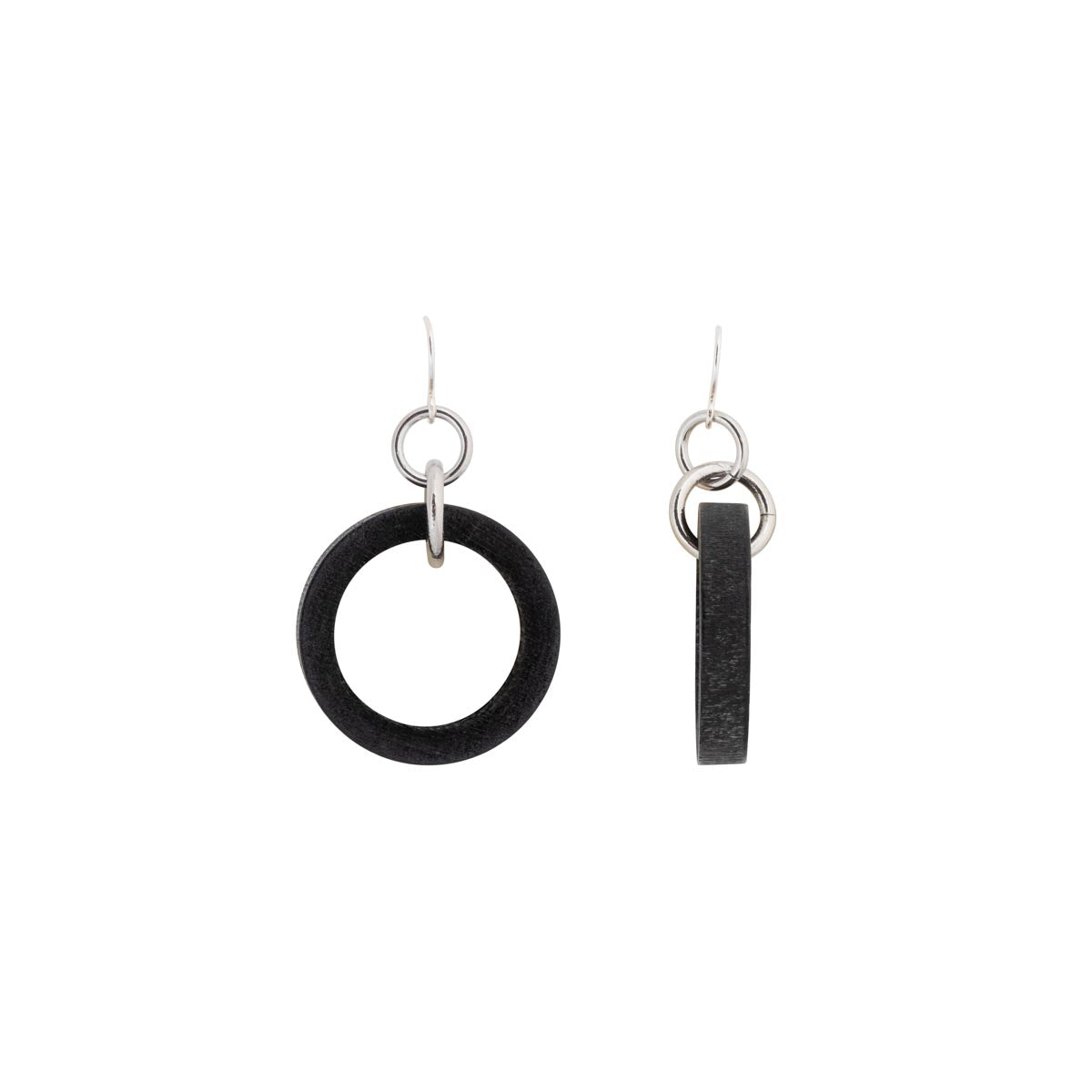 Järviruoko earrings, black