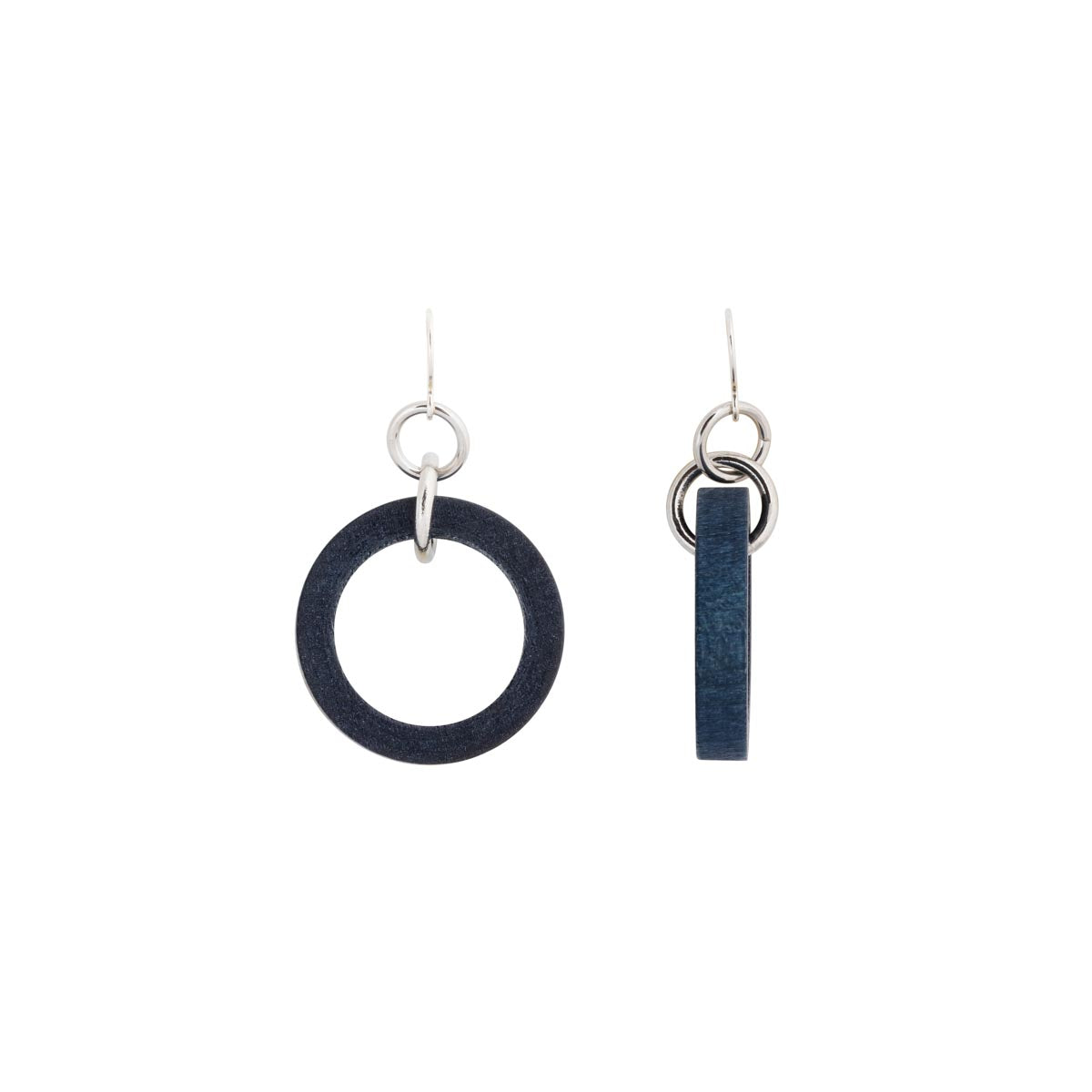 Järviruoko earrings, dark blue