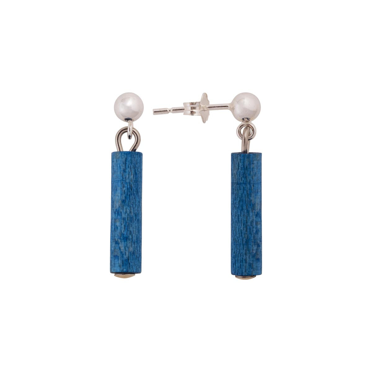 Hento earrings, blue