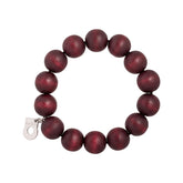 Pohjola bracelet, plum red