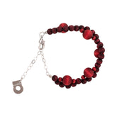 Moona bracelet, plum red