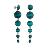 Sandra earrings, dark turquoise