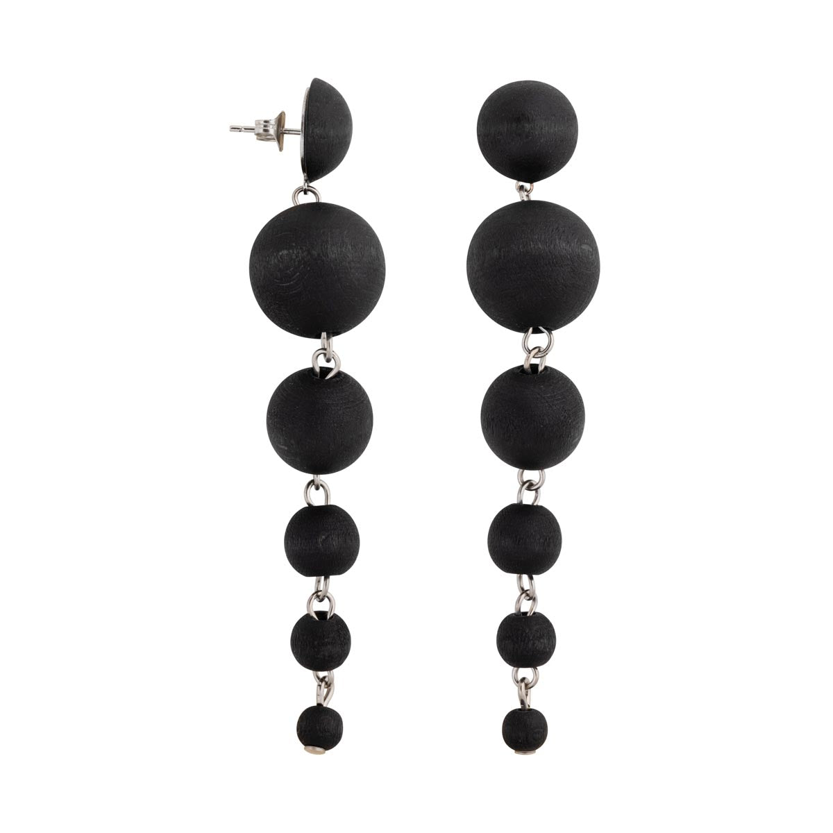 Sandra earrings, black