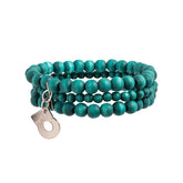 Neela bracelet, dark turquoise