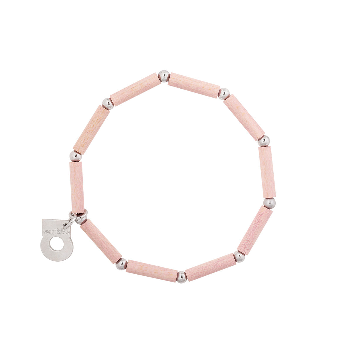 Sydänkäpyseni jewellery set, pink and silver