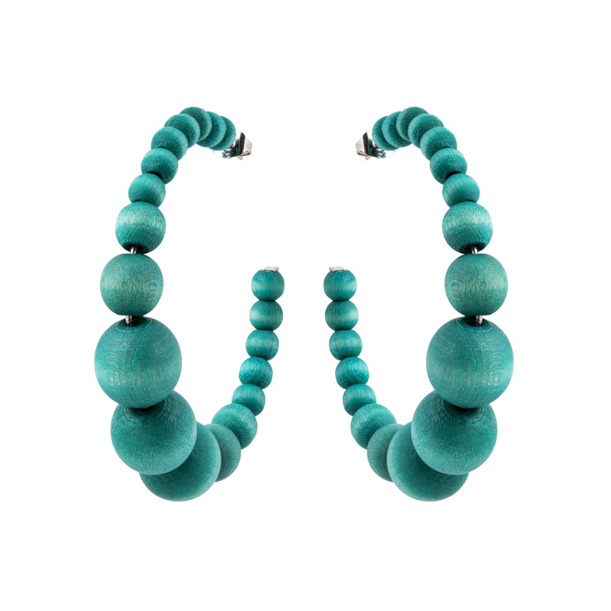 Angervo earrings, aqua green