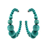 Angervo earrings, aqua green