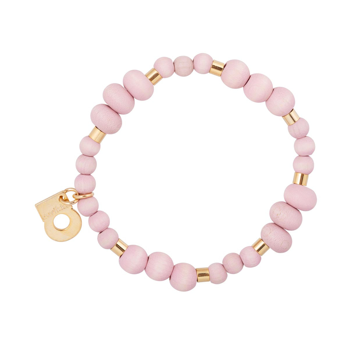 Johanna bracelet, pink and gold