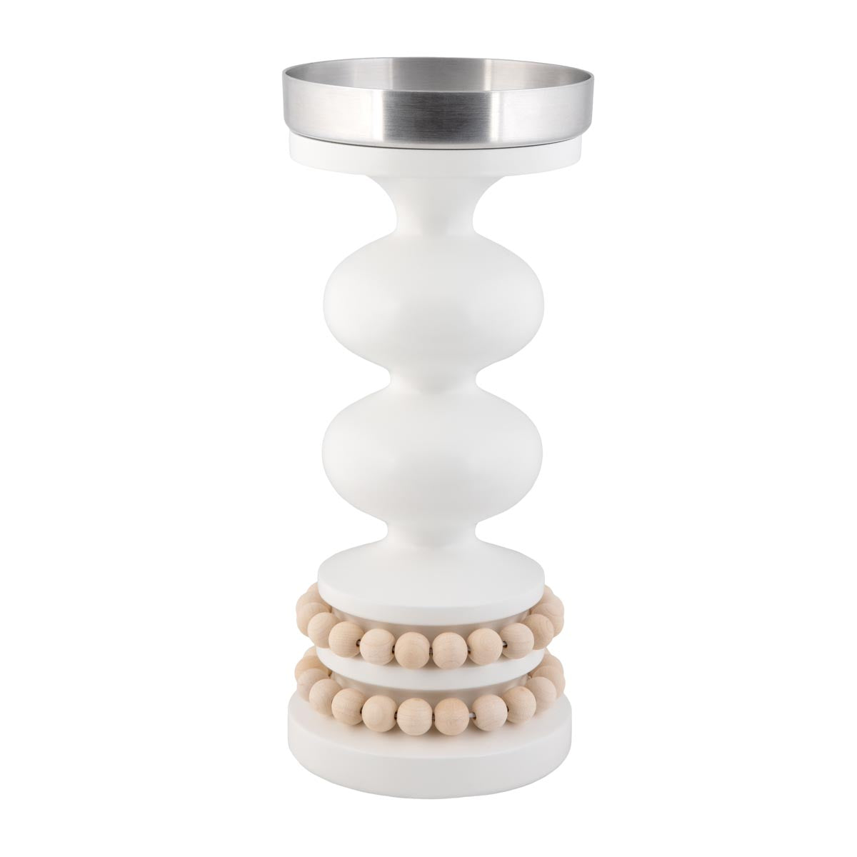 Tsaaritar candleholder, white