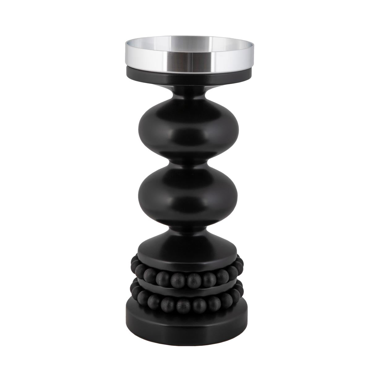 Tsaaritar candleholder. black