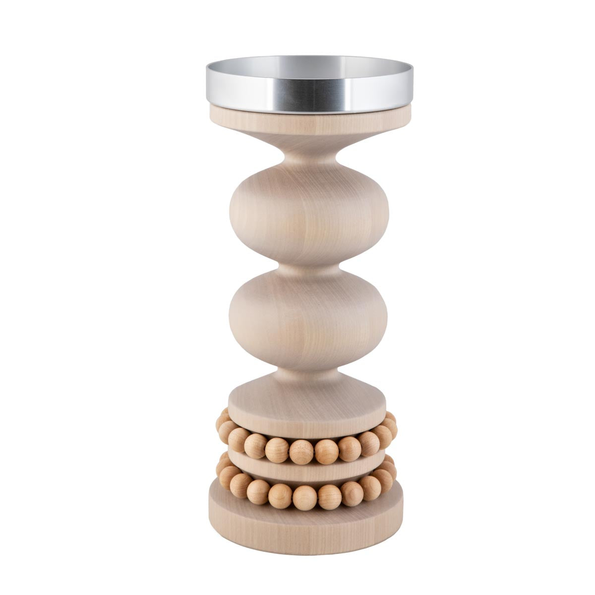 Tsaaritar candleholder, varnished wood