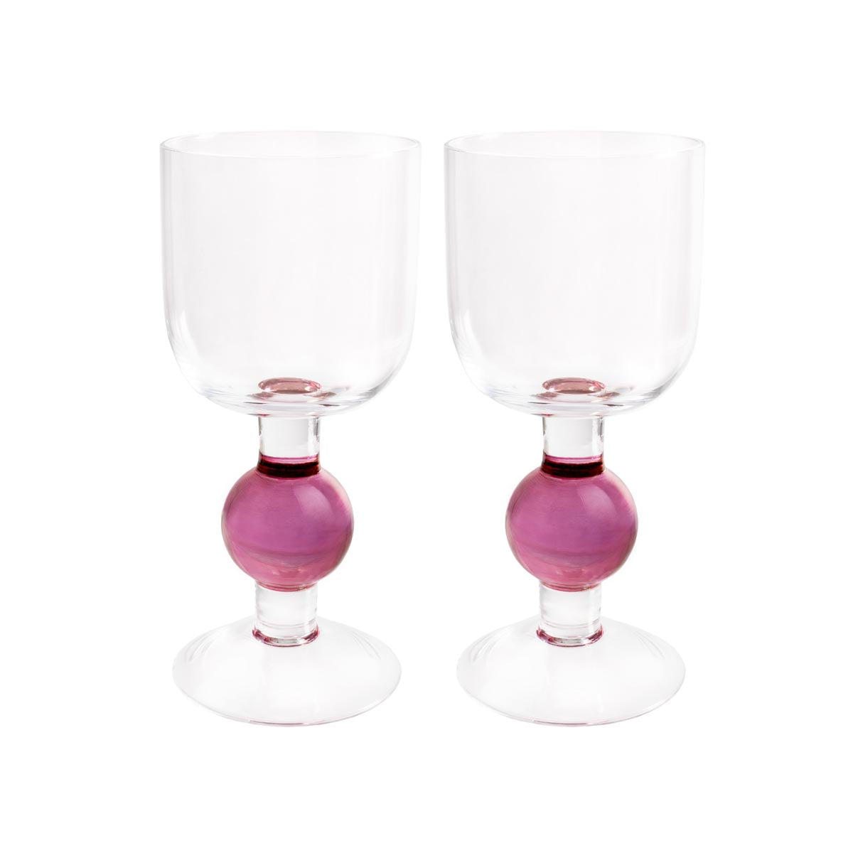 Kupla wine glass, pink, 30 cl, 2 pcs