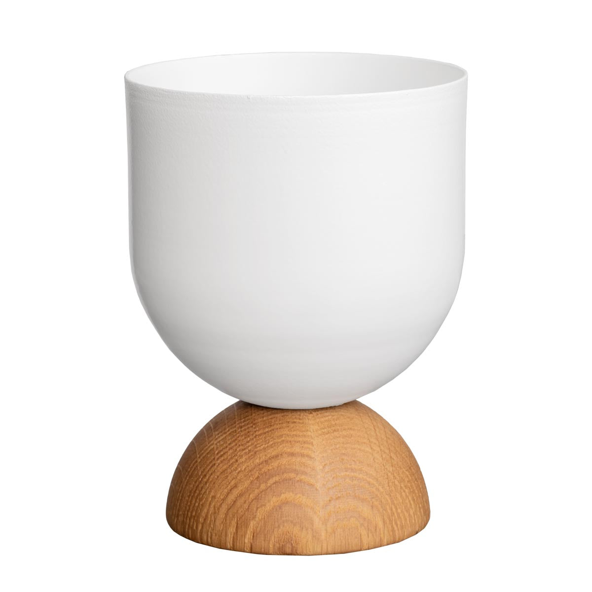 Duo vase, white, 19 cm