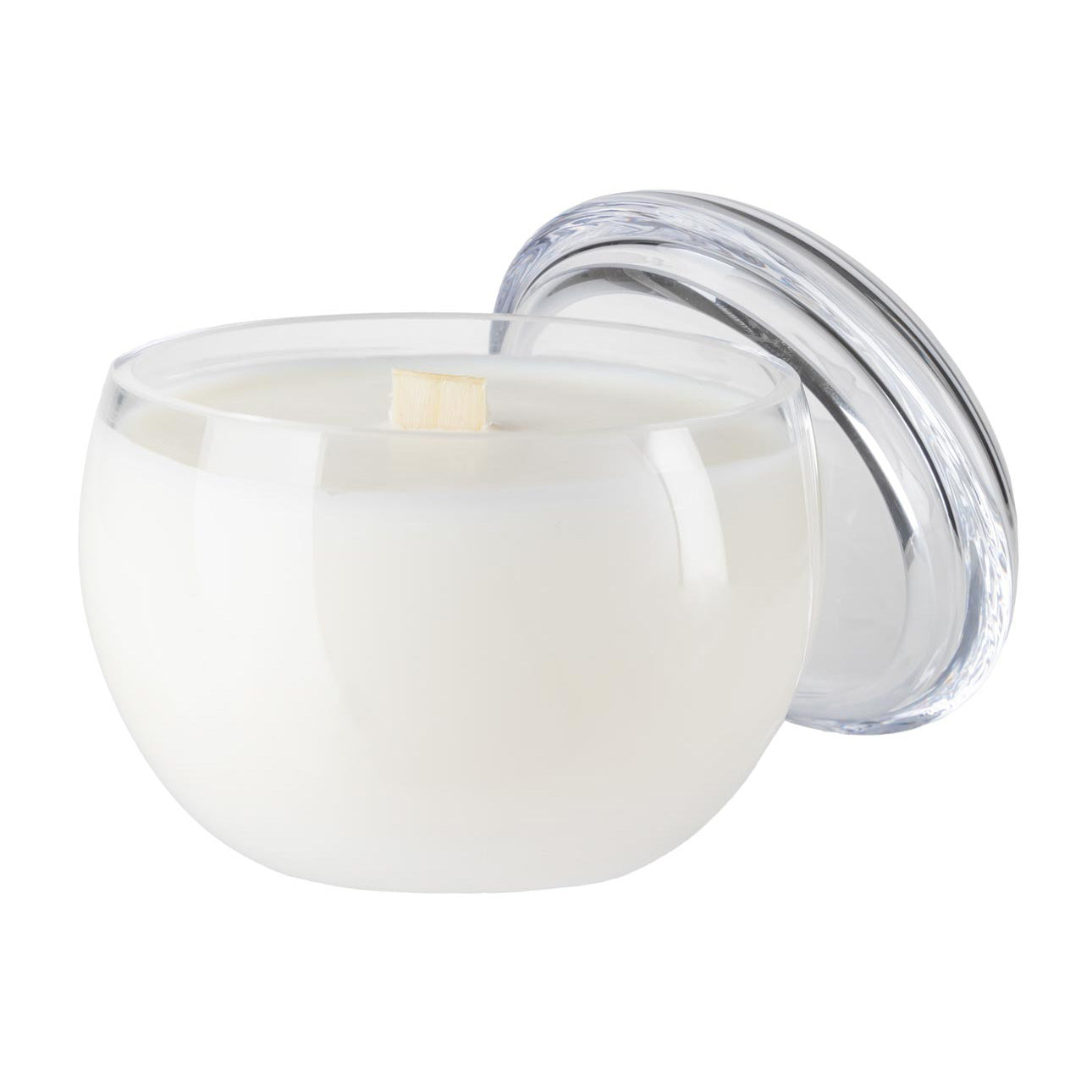 Ode to self-confidence scented candle, clear