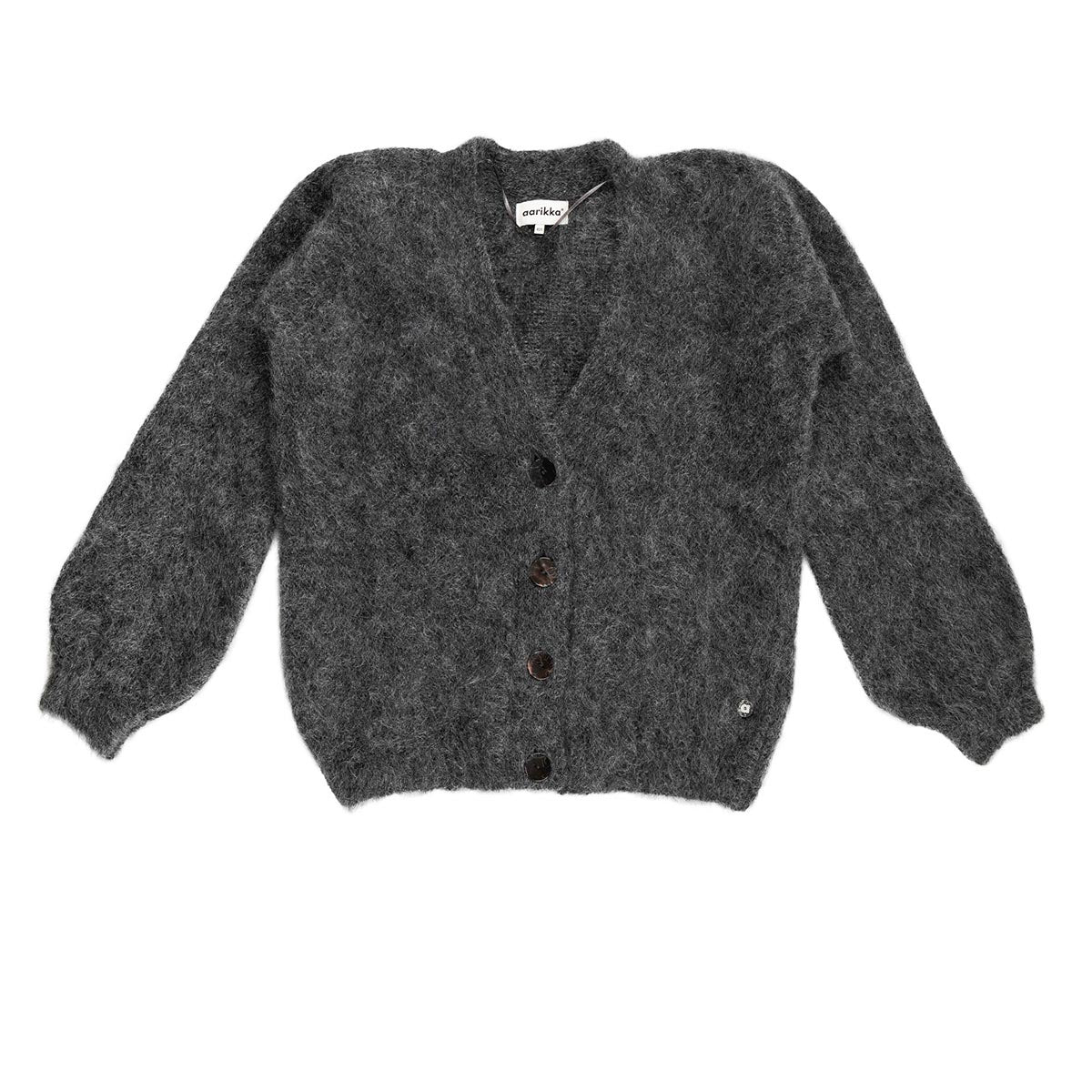 Saimi cardigan, grey melange