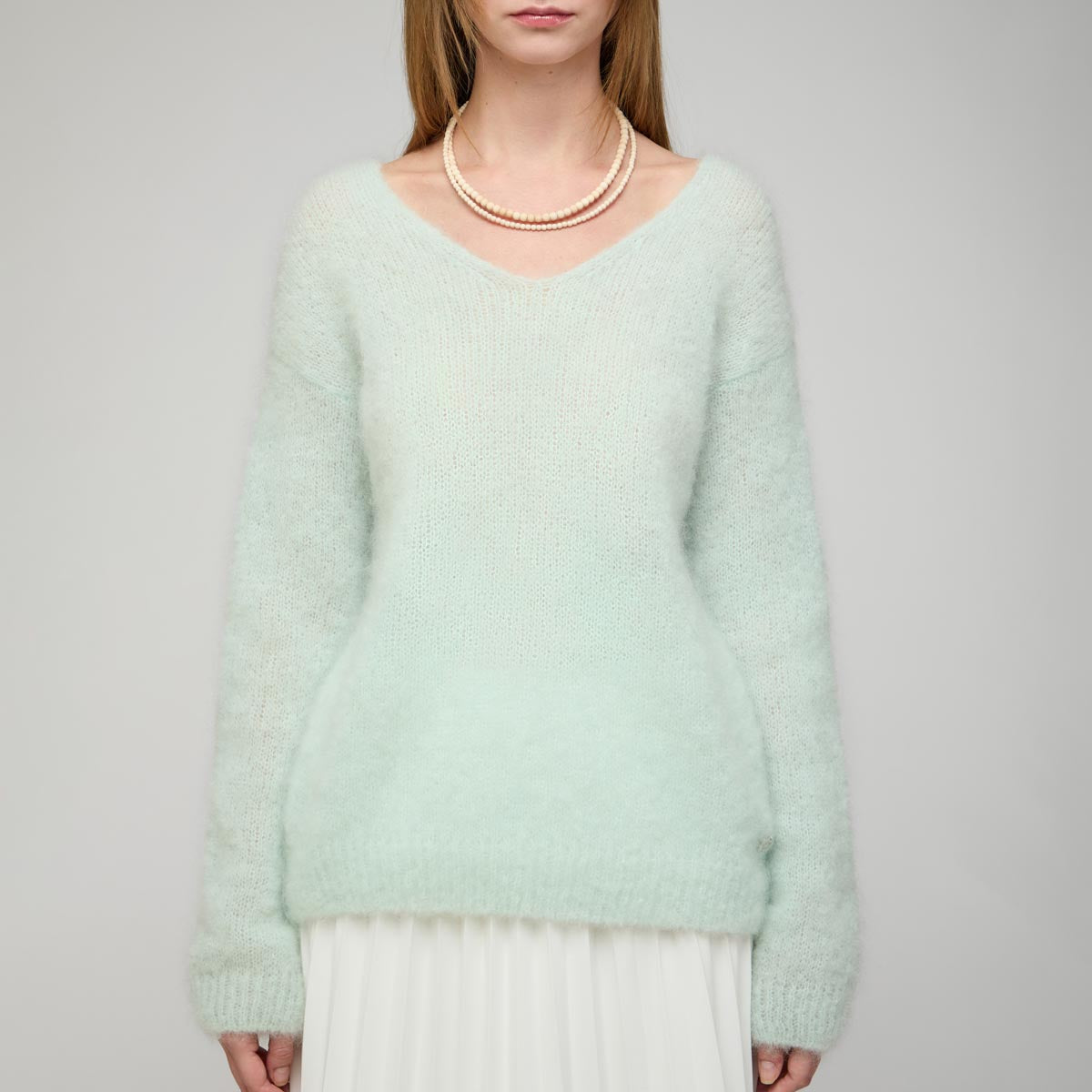 Pinja sweater, light green