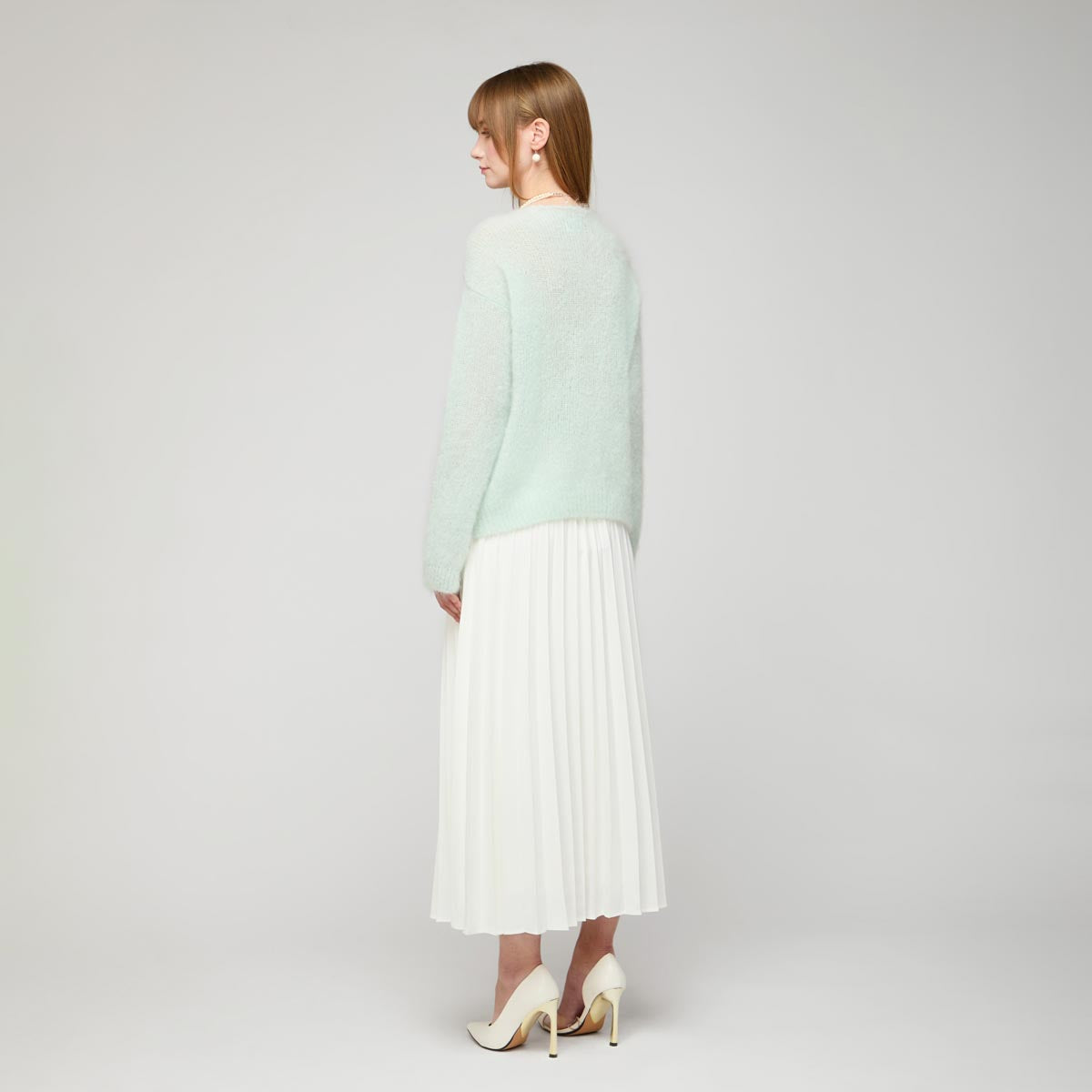 Pinja sweater, light green